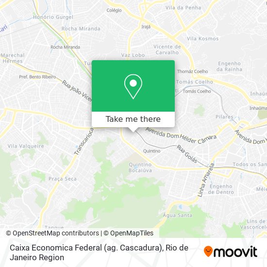 Caixa Economica Federal (ag. Cascadura) map