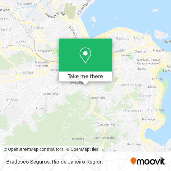 Bradesco Seguros map