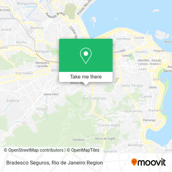 Bradesco Seguros map