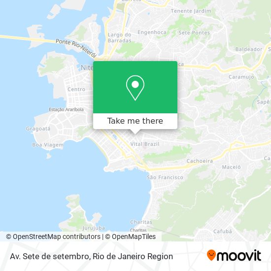 Mapa Av. Sete de setembro