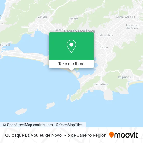 Quiosque La Vou eu de Novo map