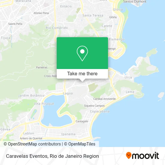 Caravelas Eventos map