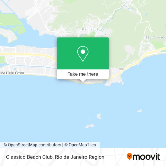 Classico Beach Club map