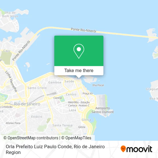 Orla Prefeito Luiz Paulo Conde map