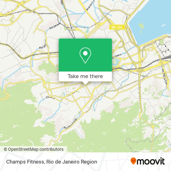 Champs Fitness map