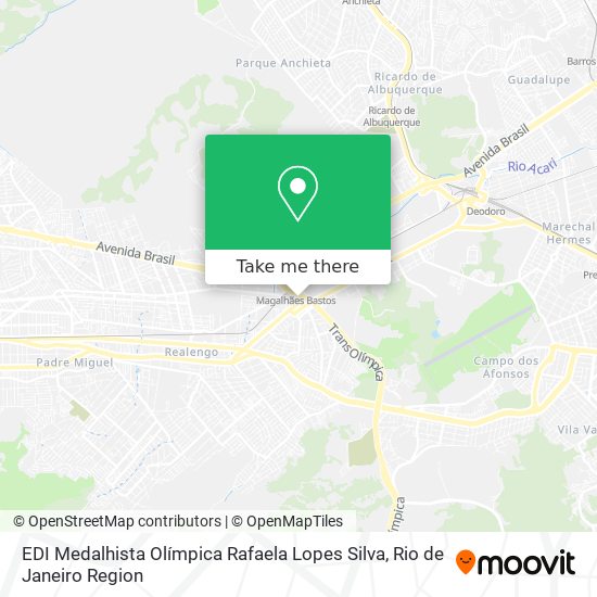 EDI Medalhista Olímpica Rafaela Lopes Silva map