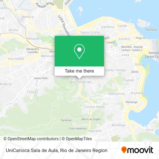 UniCarioca Sala de Aula map