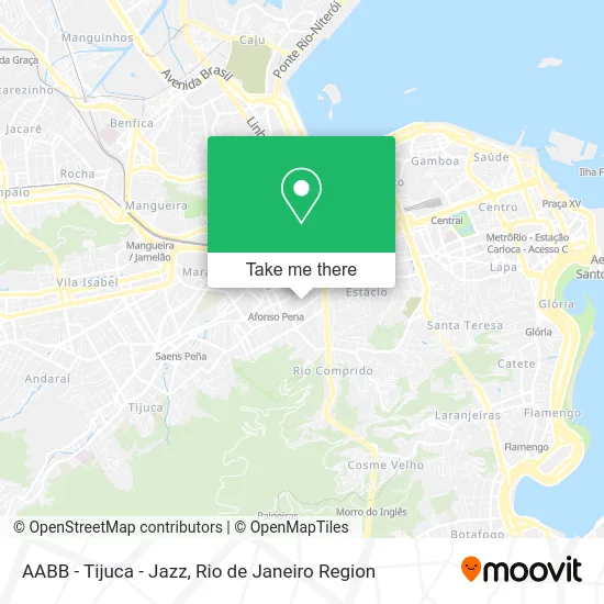 AABB - Tijuca - Jazz map