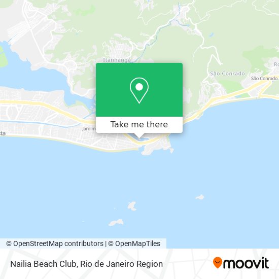 Nailia Beach Club map