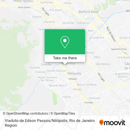 Viaduto de Edson Passos / Nilópolis map