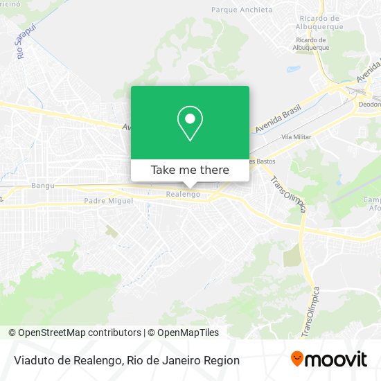 Viaduto de Realengo map