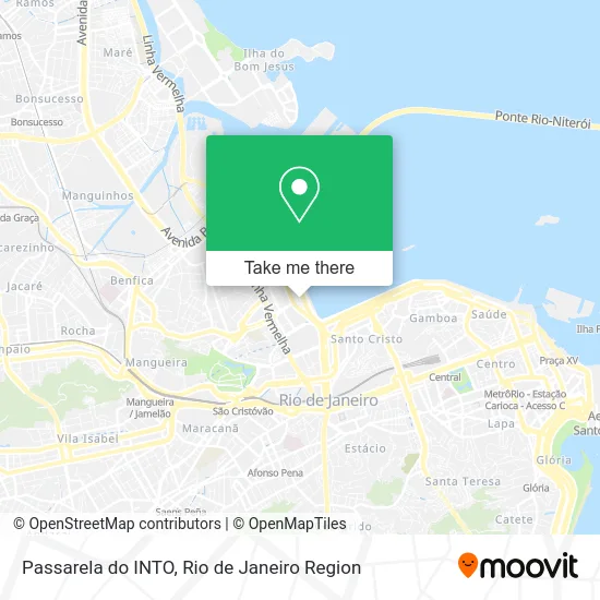 Passarela do INTO map