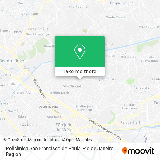 Policlínica São Francisco de Paula map