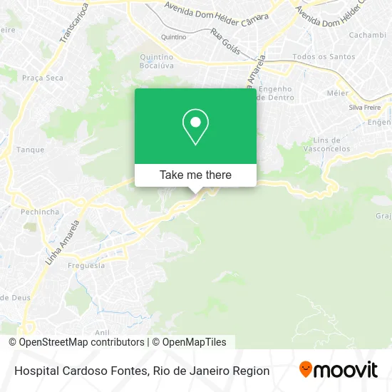 Hospital Cardoso Fontes map