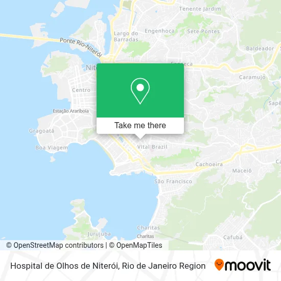 Hospital de Olhos de Niterói map