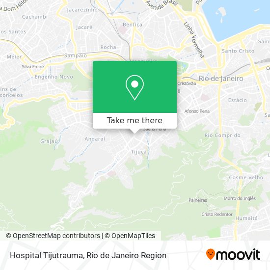 Hospital Tijutrauma map