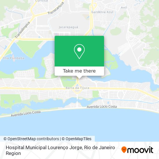 Hospital Municipal Lourenço Jorge map