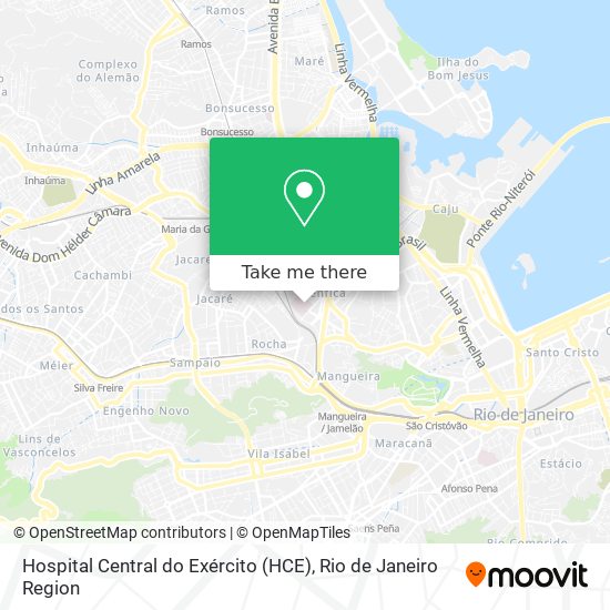 Hospital Central do Exército (HCE) map