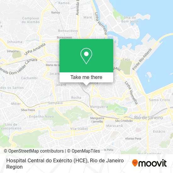 Hospital Central do Exército (HCE) map