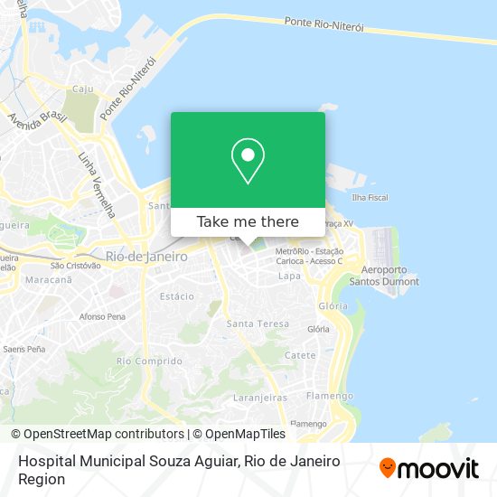 Hospital Municipal Souza Aguiar map