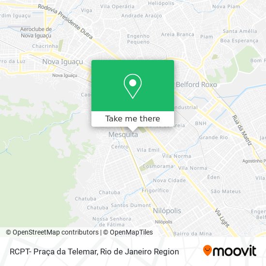 Mapa RCPT- Praça da Telemar