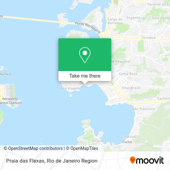 Praia das Flexas map