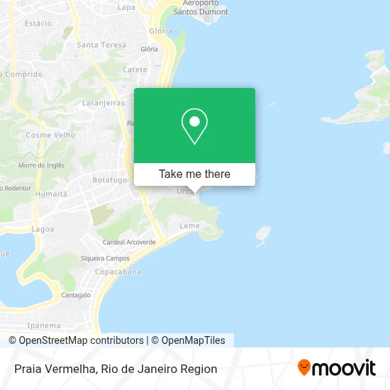 Praia Vermelha map