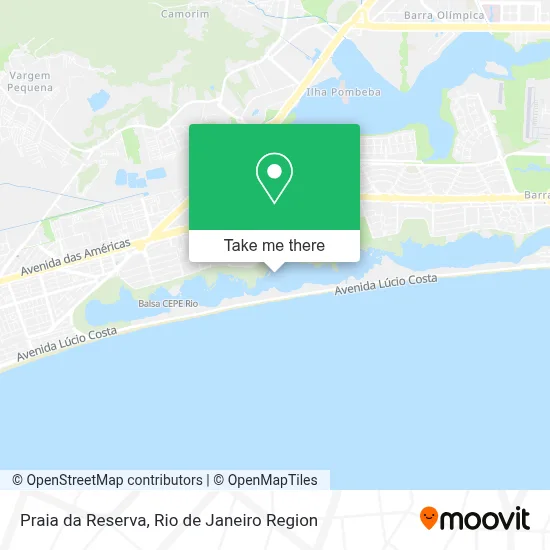 Praia da Reserva map
