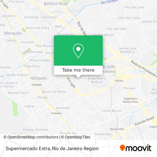 Mapa Supermercado Extra