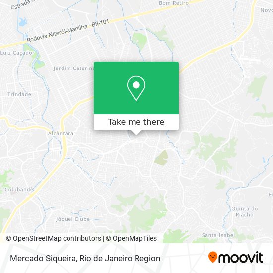 Mercado Siqueira map