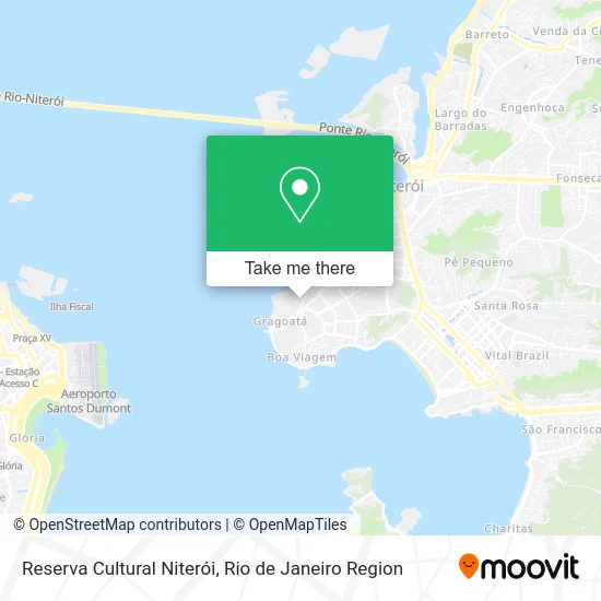 Reserva Cultural Niterói map