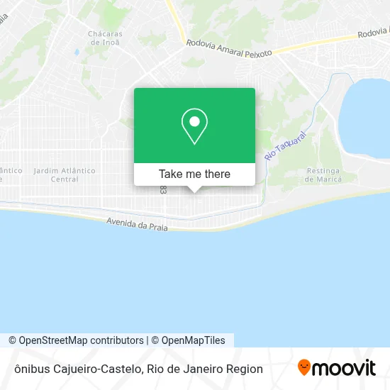 ônibus Cajueiro-Castelo map