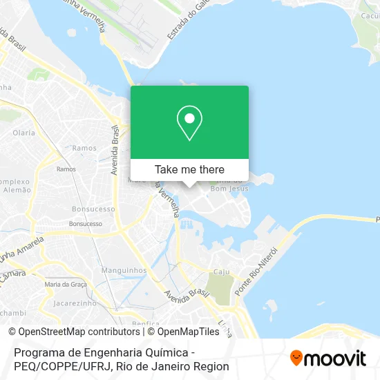 Programa de Engenharia Química - PEQ / COPPE / UFRJ map