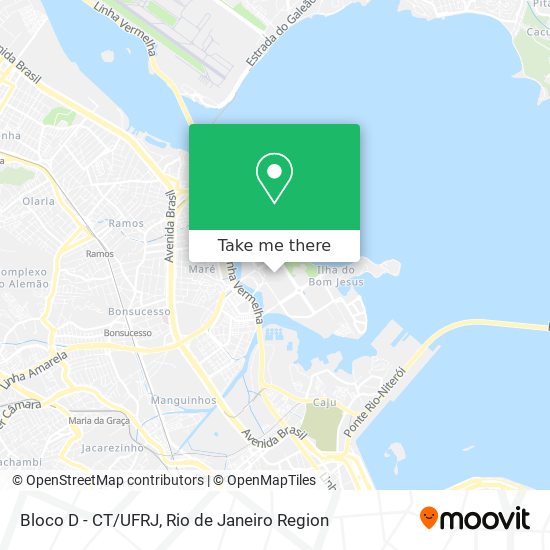 Bloco D - CT/UFRJ map