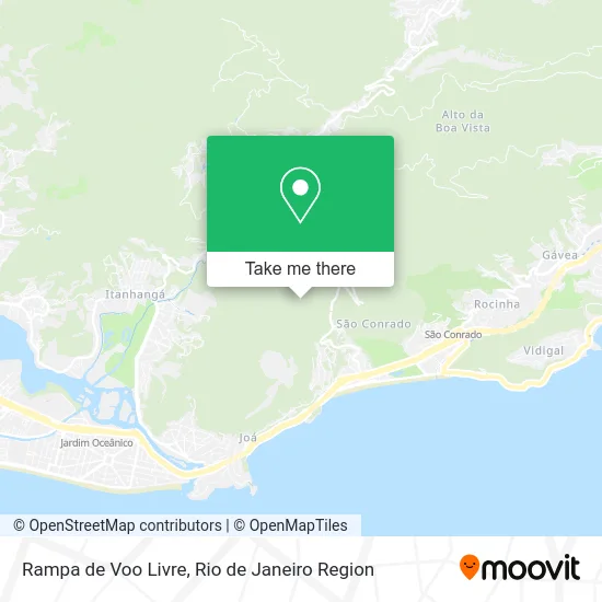 Rampa de Voo Livre map