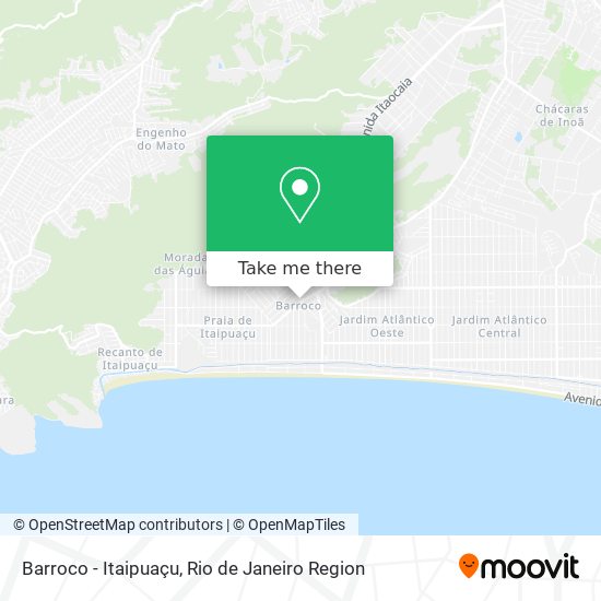 Barroco - Itaipuaçu map