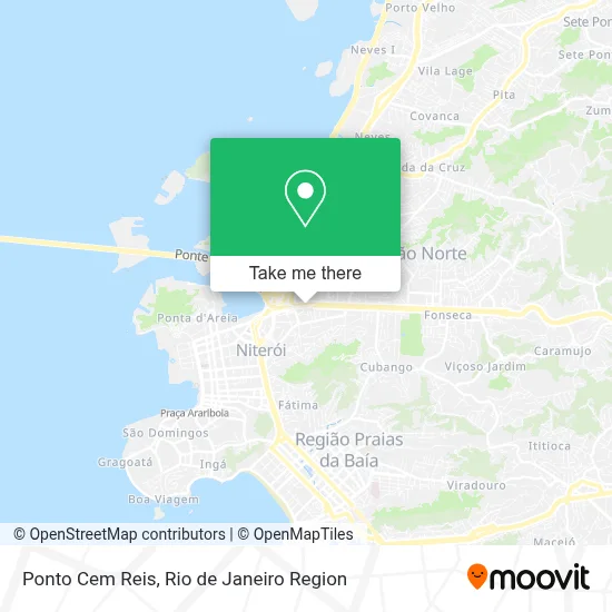 Ponto Cem Reis map