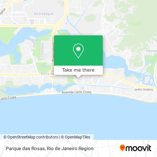 Parque das Rosas map