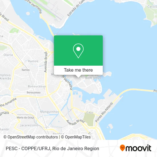 PESC - COPPE/UFRJ map