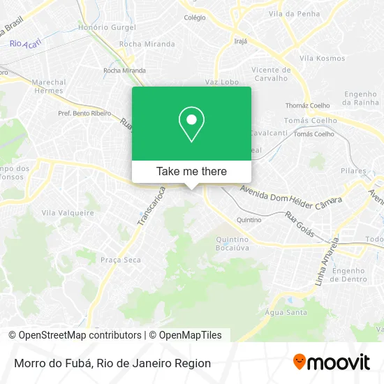 Morro do Fubá map
