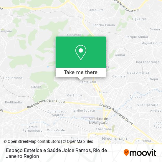 Espaço Estética e Saúde Joice Ramos map