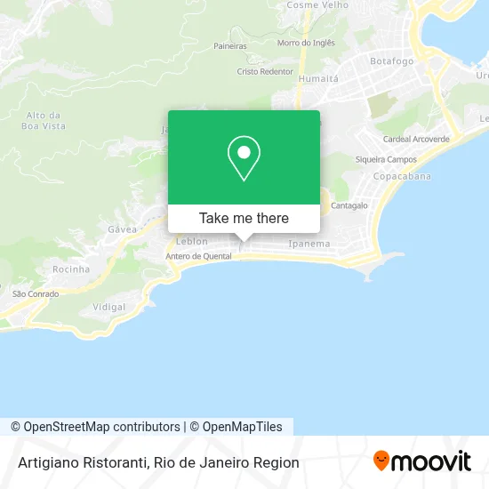 Artigiano Ristoranti map