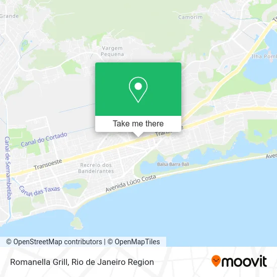 Romanella Grill map