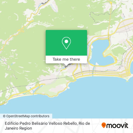 Mapa Edifício Pedro Belisário Velloso Rebello