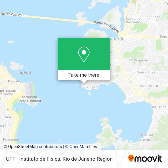 UFF - Instituto de Física map