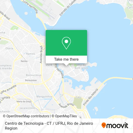 Centro de Tecnologia - CT / UFRJ map