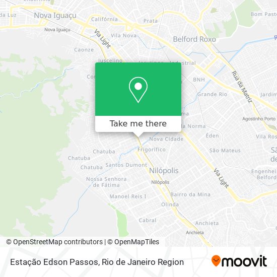 Mapa Estação Edson Passos