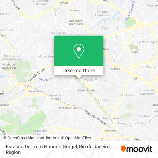 Estação De Trem Honorio Gurgel map
