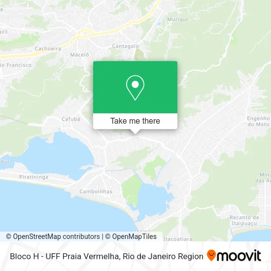 Bloco H - UFF Praia Vermelha map
