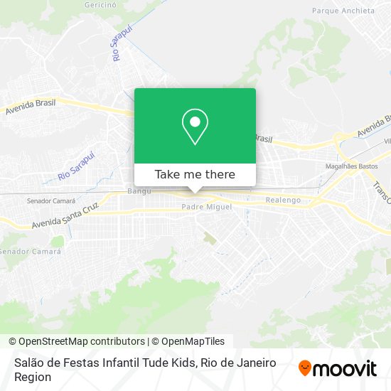 Mapa Salão de Festas Infantil Tude Kids